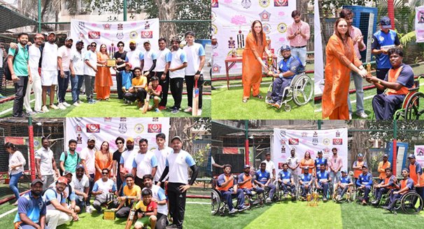 Nidarshana Gowani Organizes Kamala Cricket Tournament with special match between Mumbai Wheelchair Cricket Teams
