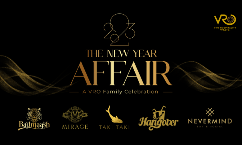 To usher in the New Year V&RO gets the best line-up of curated events at Badmaash Nevermind Mirage Taki Taki & Hangover in Bengaluru