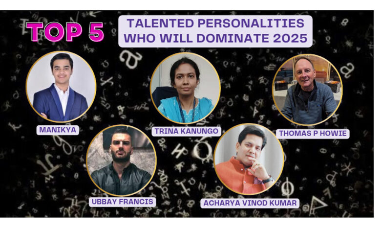 Top 5 Talented Personalities, Manikya , Trina Kanungo , Thomas P Howie, Ubbay Francis , Acharya Vinod Kumar Ojha,